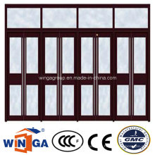 Glass Villa House Security Entrance Steel Glass Door (W-GD-38)